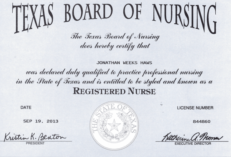 Buy RN NCLEX License Texas Online